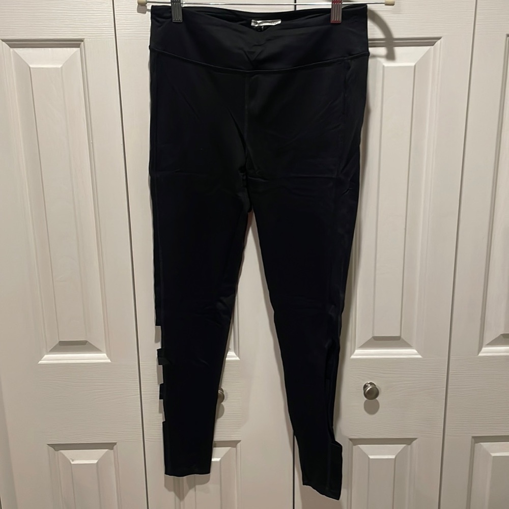 Forever 21 Black Leggings with Cutouts